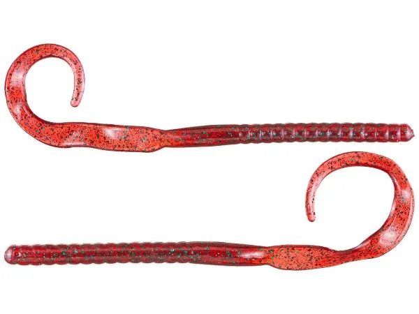 NetBait C-Mac Curly Tail 11" Worm (9 Pk)