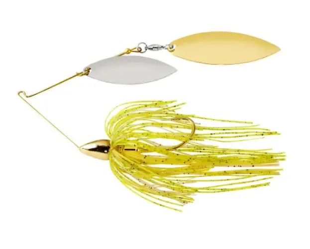 War Eagle Double Willow Blade Spinnerbaits Gold Frame
