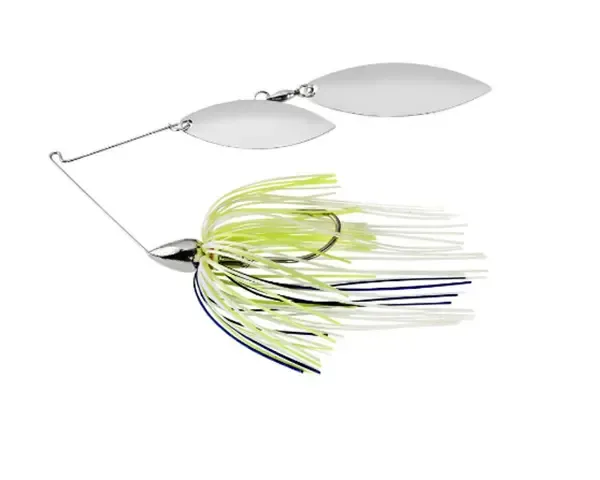 War Eagle Double Willow Blade Spinnerbaits Nickel Frame